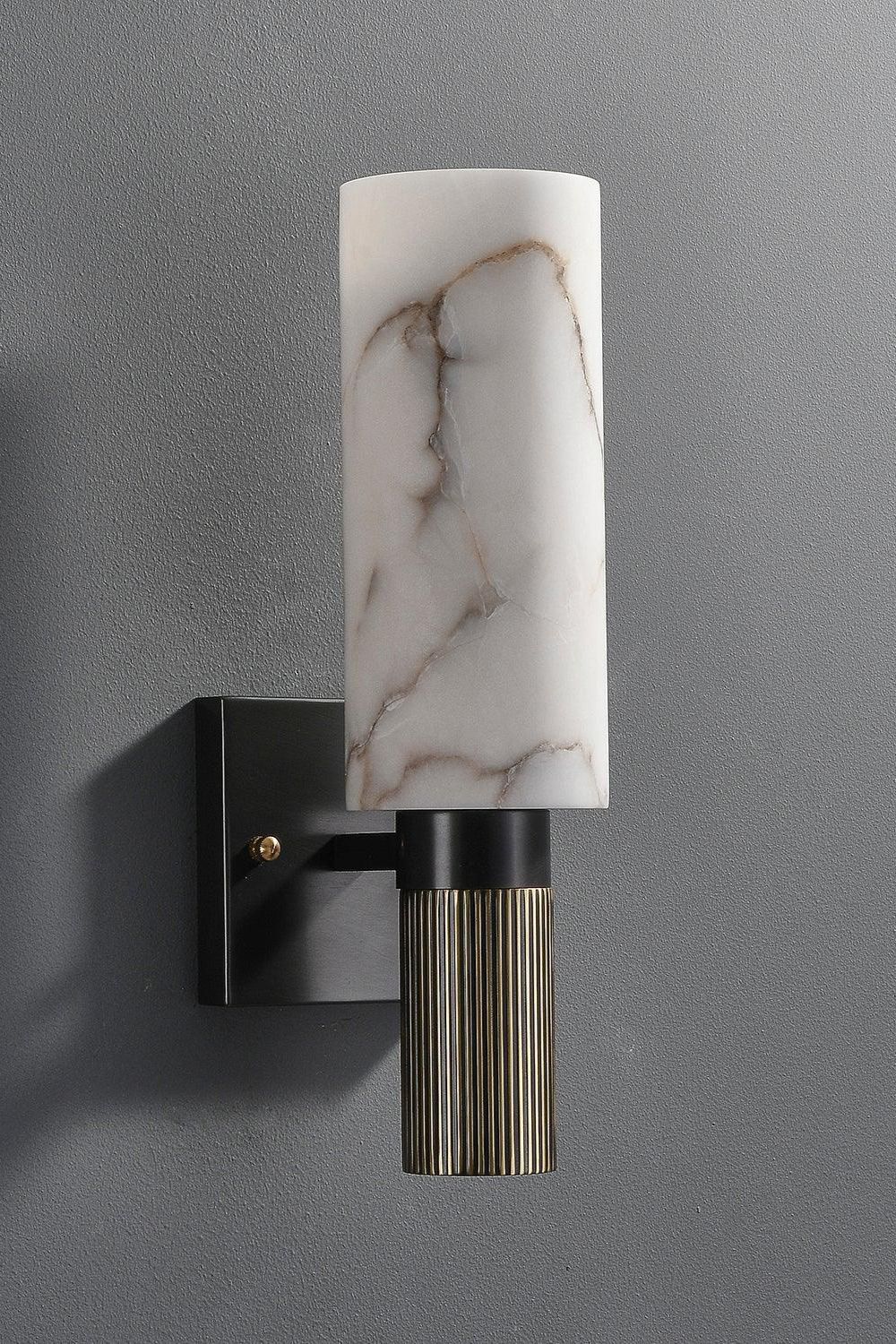 Torch Marble Sconce - vexalamps