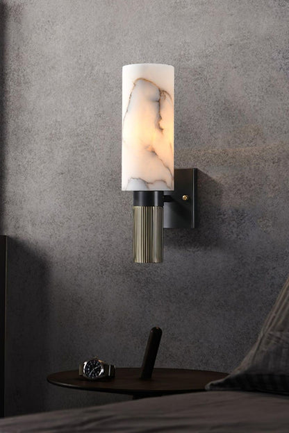 Torch Marble Sconce - vexalamps