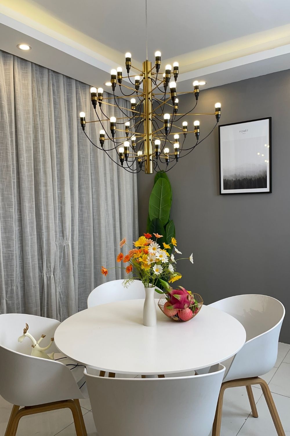 Traditional Mid-century 2097 Chandelier - view 38 | vexalamps