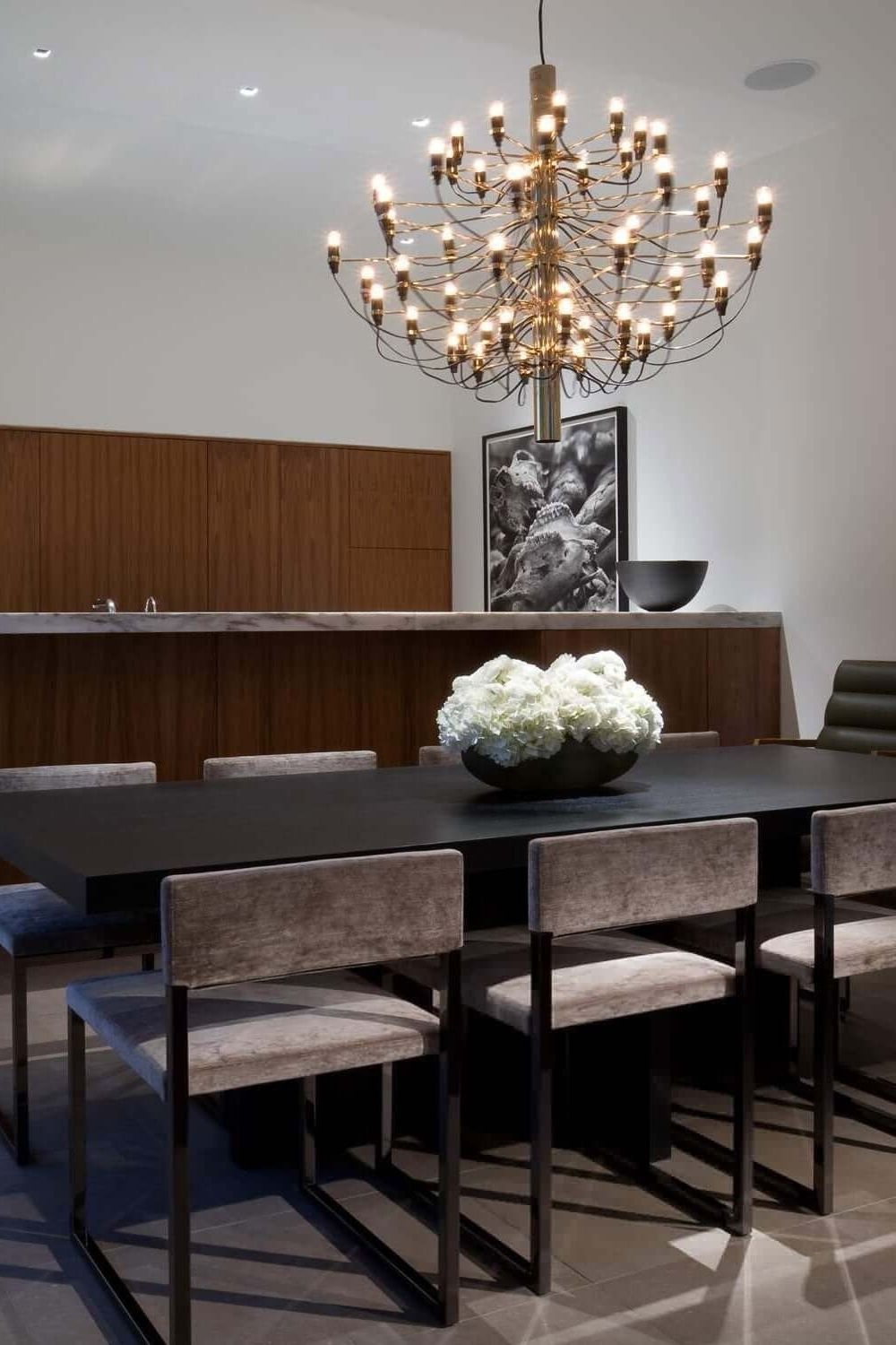 Traditional Mid-century 2097 Chandelier - view 9 | vexalamps