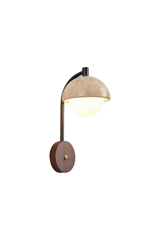 Travertine Arc Wall Light | vexalamps