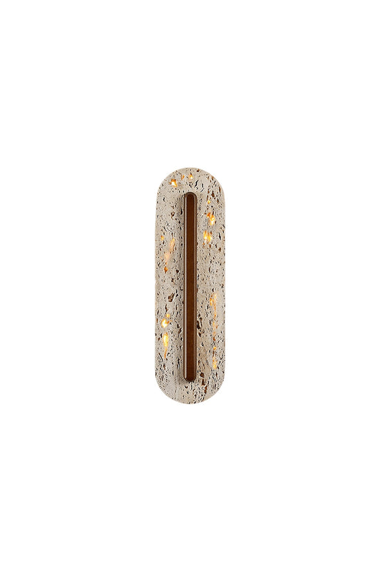 Travertine Slab Wall Sconce | vexalamps