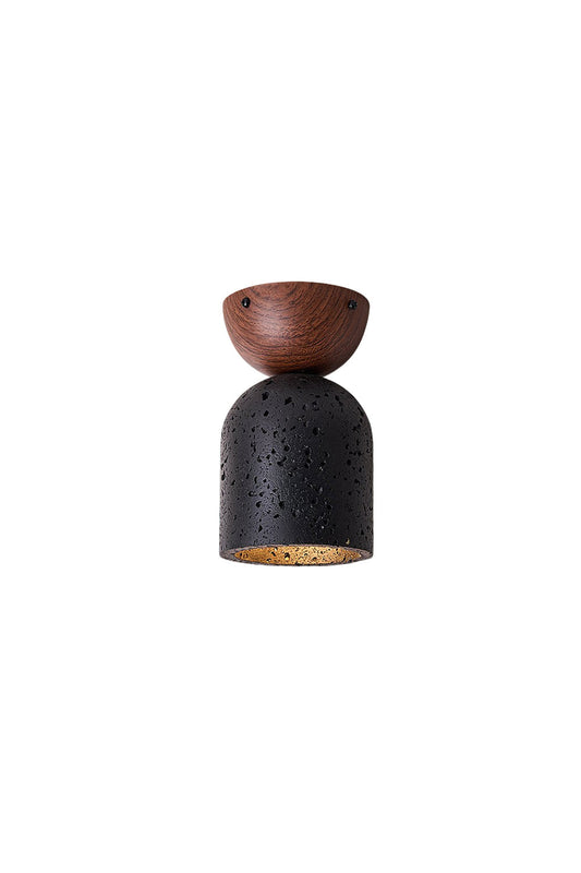 Travertine Stone Ceiling Light | vexalamps