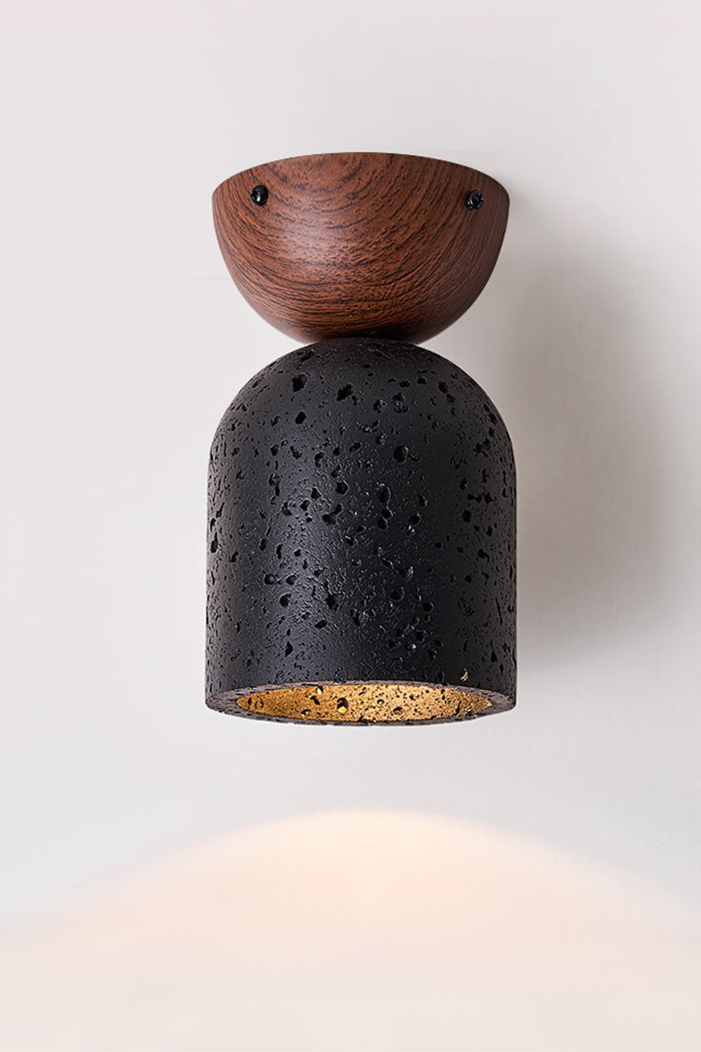 Travertine Stone Ceiling Light - view 10 | vexalamps