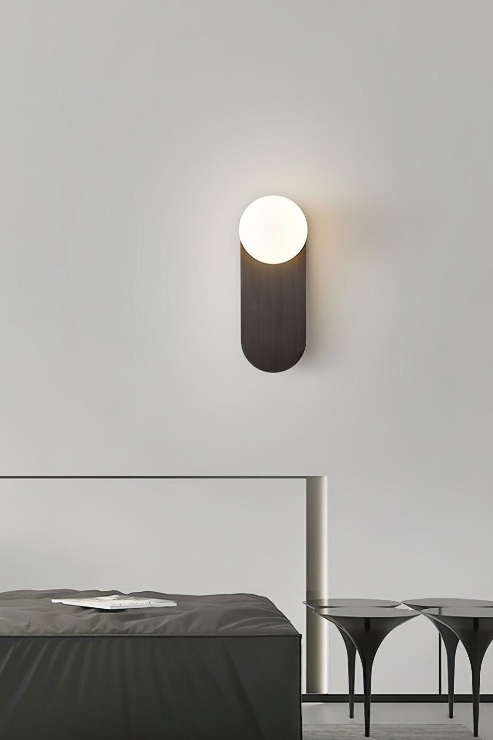 Flat Base Globe Sconce - vexalamps
