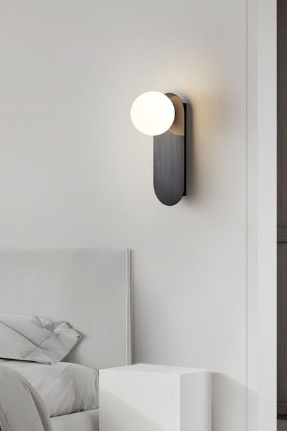 Flat Base Globe Sconce - vexalamps
