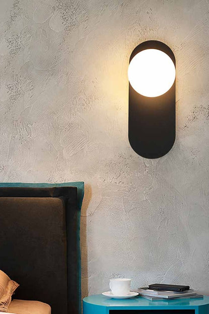 Flat Base Globe Sconce - vexalamps