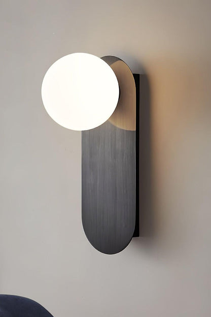 Flat Base Globe Sconce - vexalamps