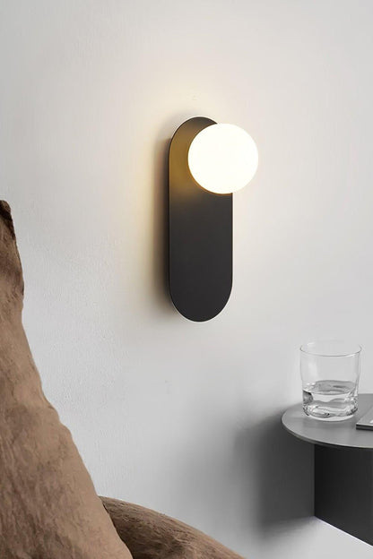 Flat Base Globe Sconce - vexalamps