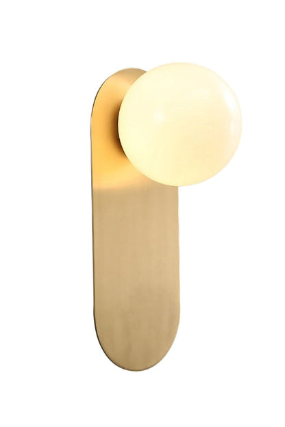 Flat Base Globe Sconce - vexalamps
