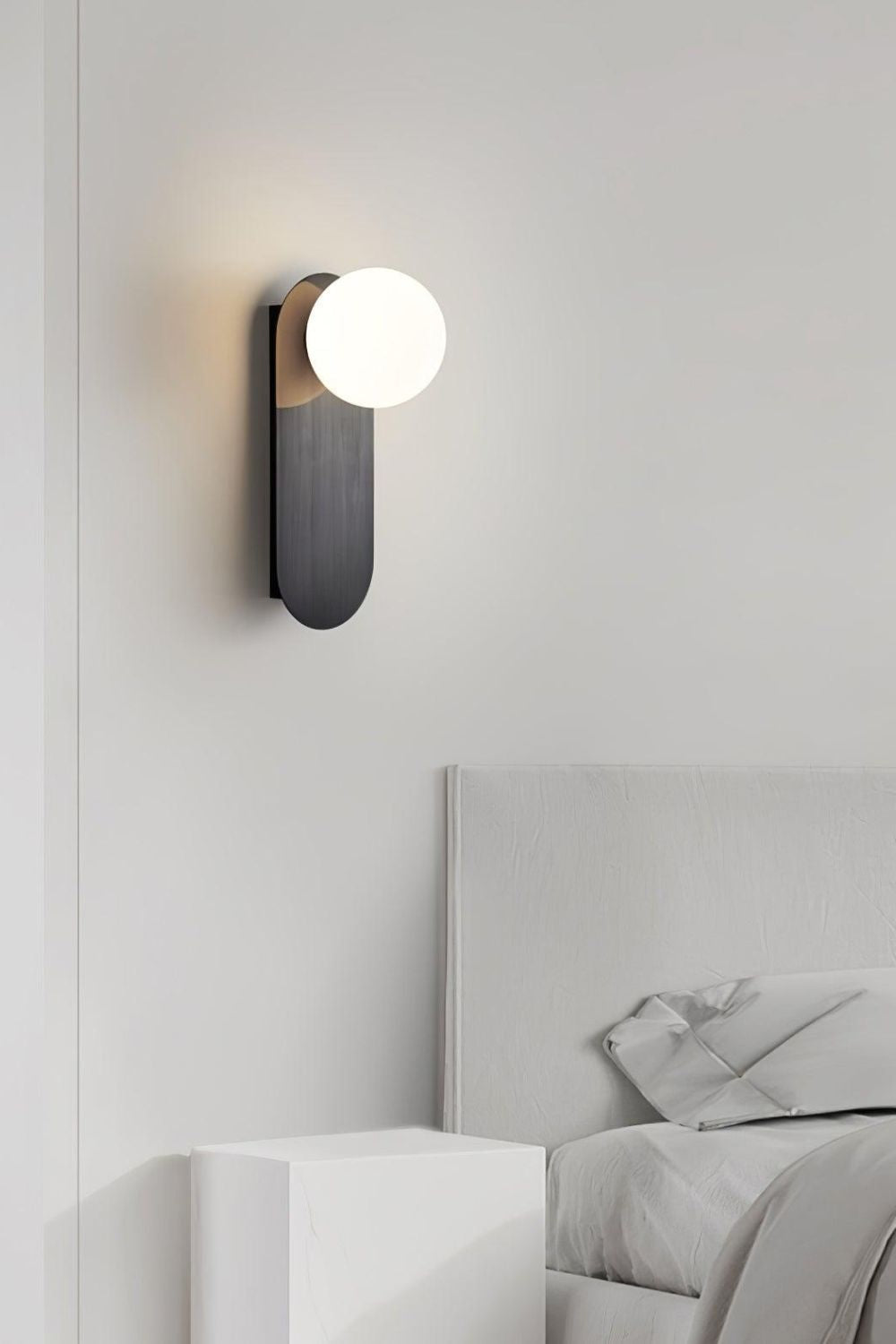 Flat Base Globe Sconce - vexalamps