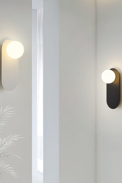 Flat Base Globe Sconce - vexalamps