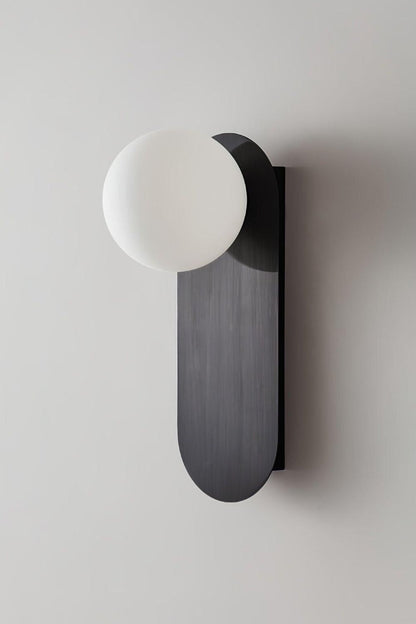 Flat Base Globe Sconce - vexalamps