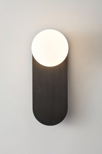 Flat Base Globe Sconce - vexalamps
