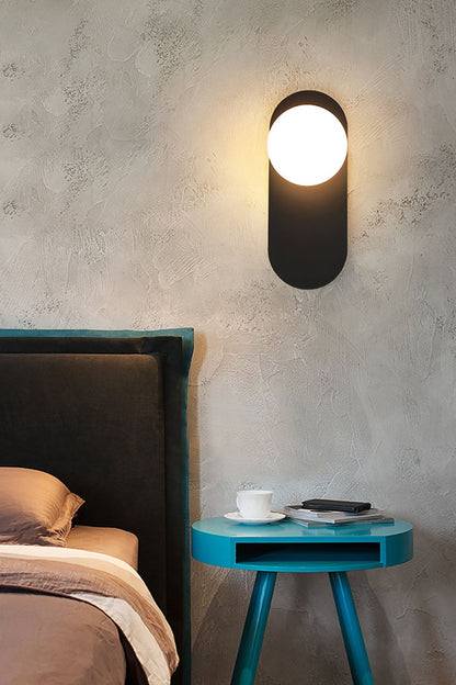 Flat Base Globe Sconce - vexalamps