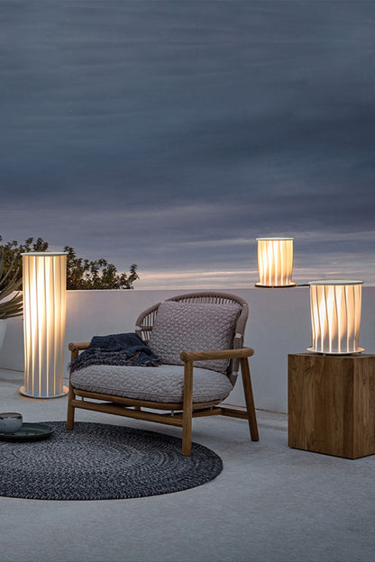 Twisted Acrylic Lantern Lawn Light - view 6 | vexalamps