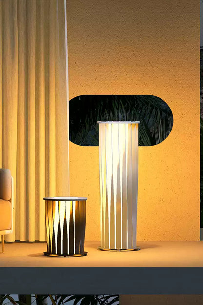 Twisted Acrylic Lantern Lawn Light - view 10 | vexalamps