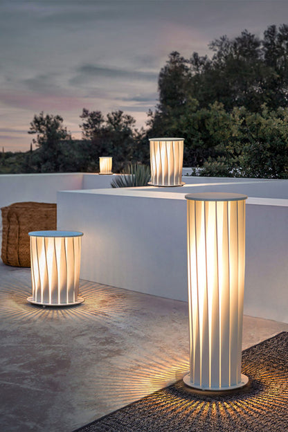 Twisted Acrylic Lantern Lawn Light - view 11 | vexalamps