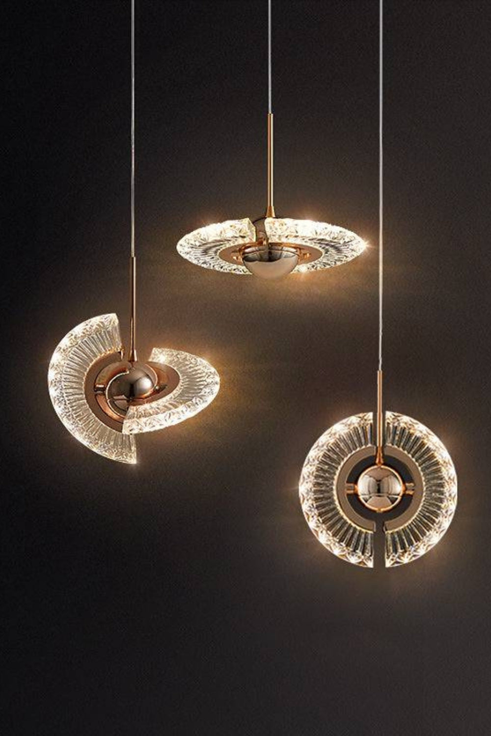 UFO Acrylic Pendant Light - vexalamps