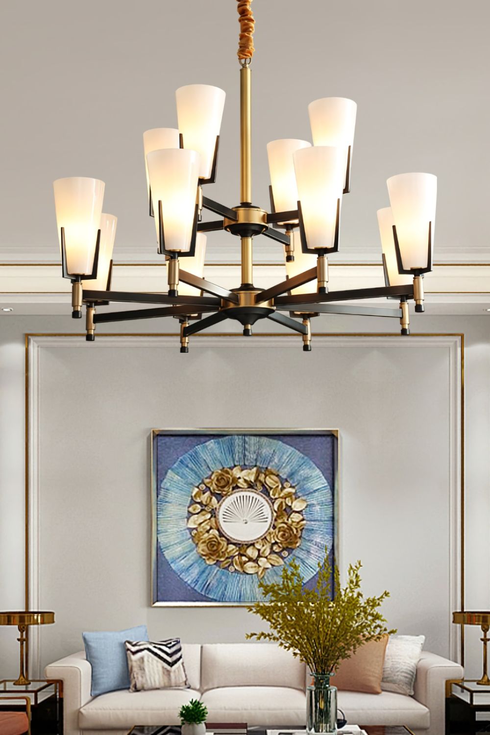 Upton Chandelier - vexalamps