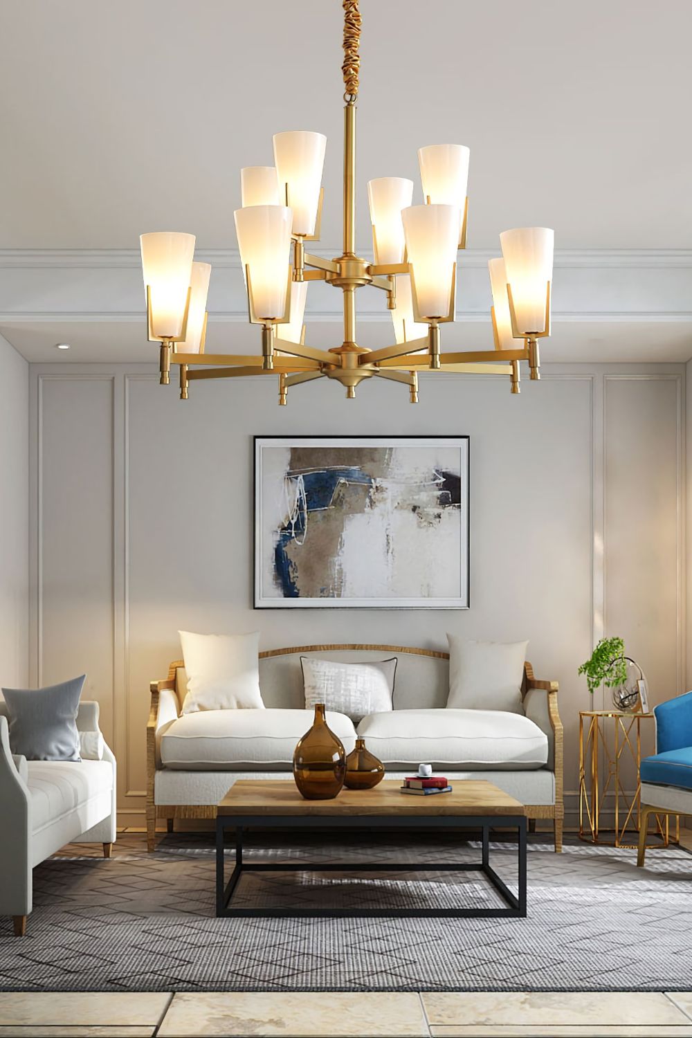 Upton Chandelier - vexalamps