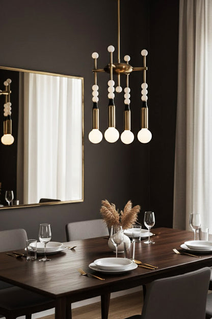 Urban Brass Pendant Light - view 2 | vexalamps