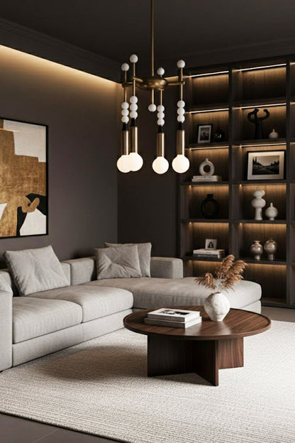 Urban Brass Pendant Light - view 6 | vexalamps