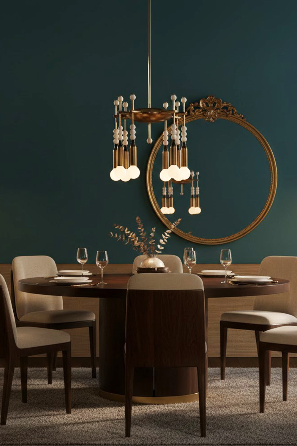Urban Brass Pendant Light - view 7 | vexalamps