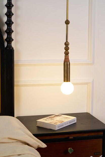 Urban Brass Pendant Light - view 3 | vexalamps