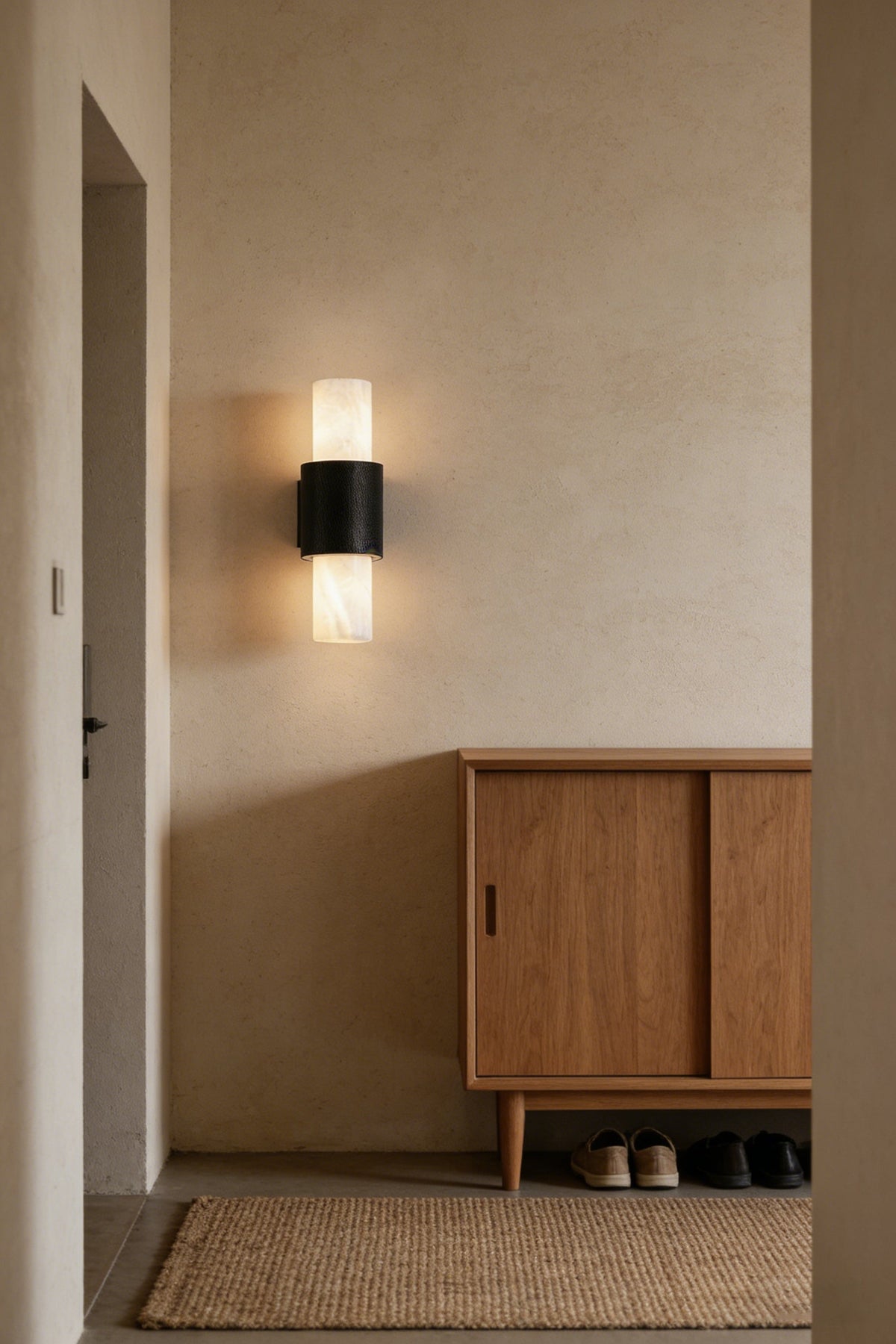 Vertical Alabaster Wall Sconce - view 5 | vexalamps
