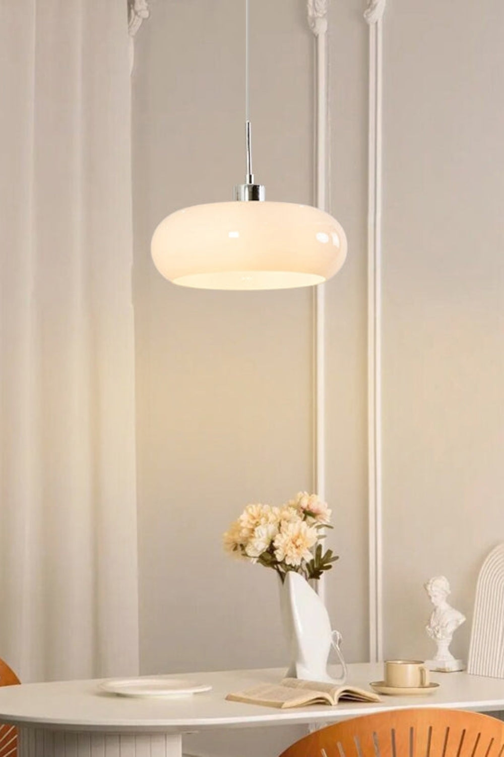 Vintage Bauhaus Glass Pendant Light - vexalamps