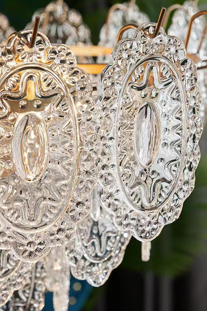Wave Glass Chandelier - vexalamps