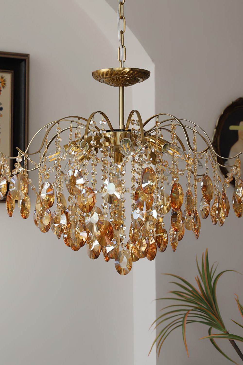 Windchime Crystal Chandelier - vexalamps