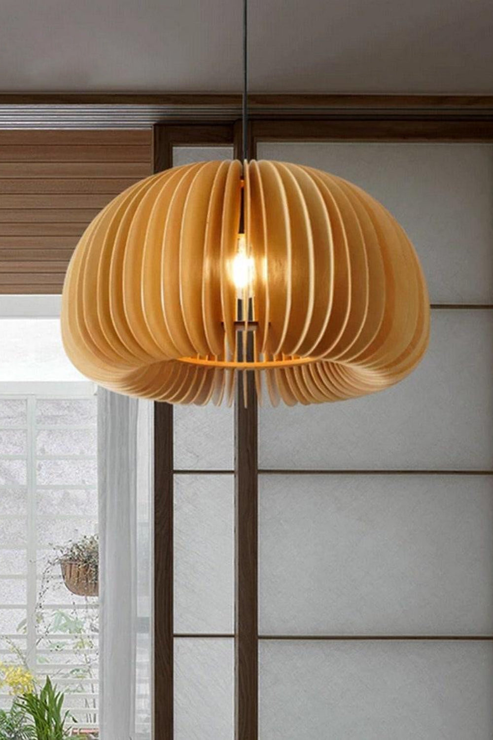 Wooden Pumpkin Swag Lights - vexalamps