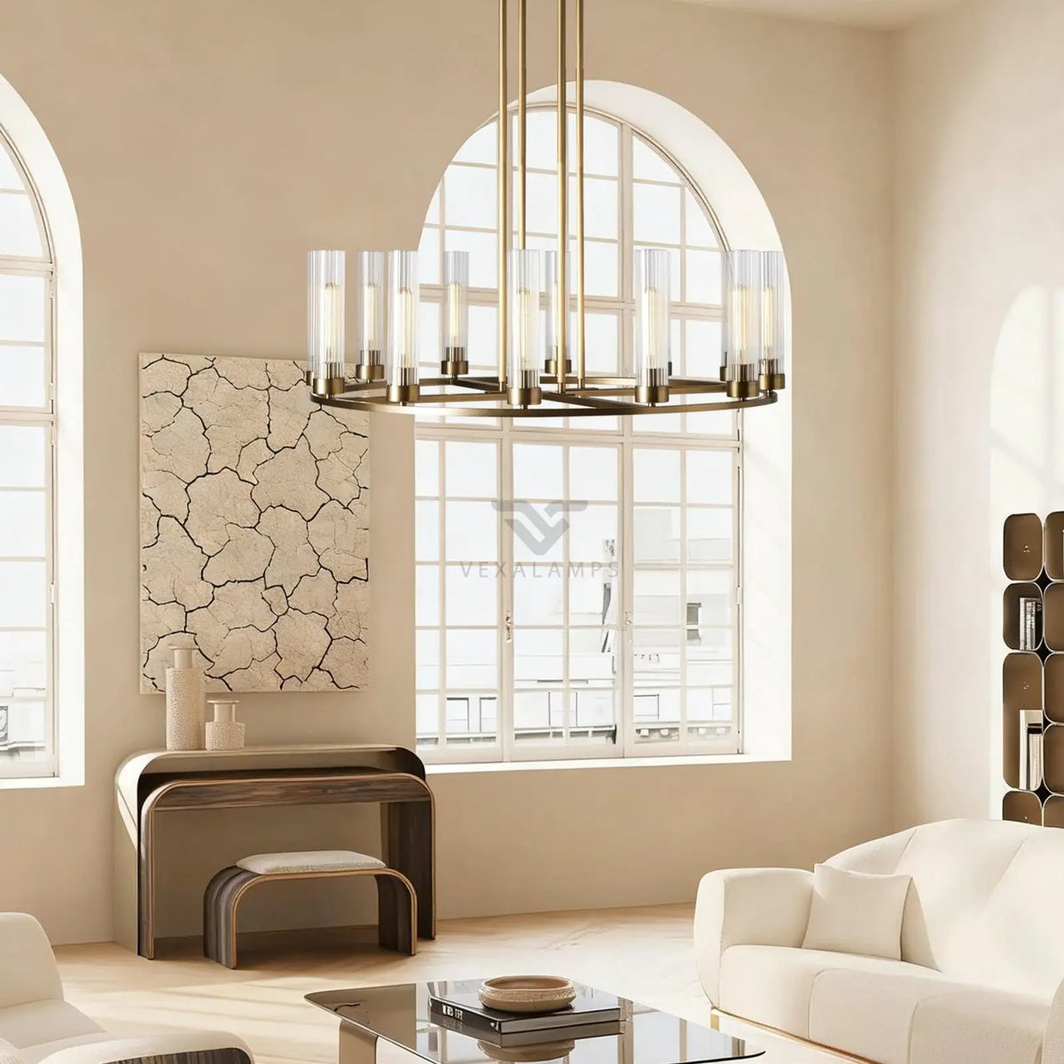 Andreass Round Chandelier 10/12 Light