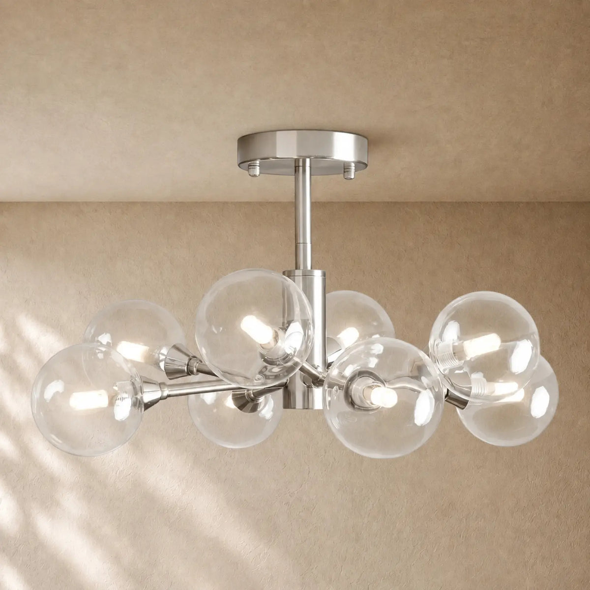 Apollos Flush Mount - 20’’ / Nickel