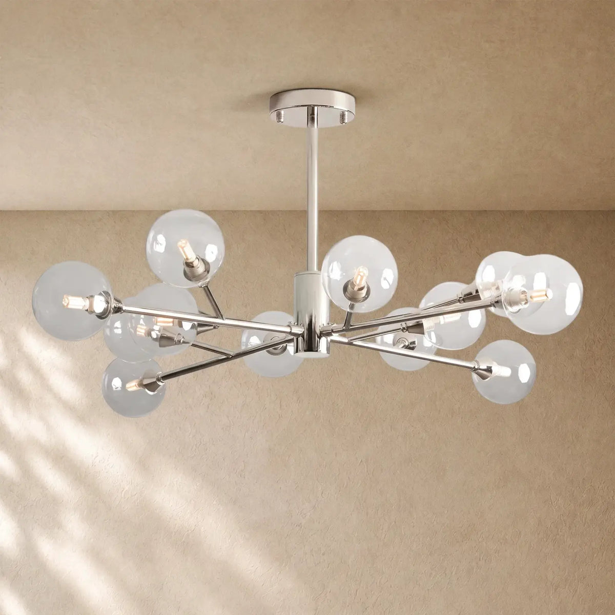 Apollos Flush Mount - 36’’ / Nickel