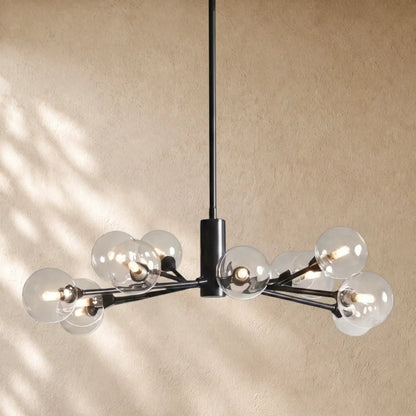 Apollos Round Chandelier - 36’’ / Bronze