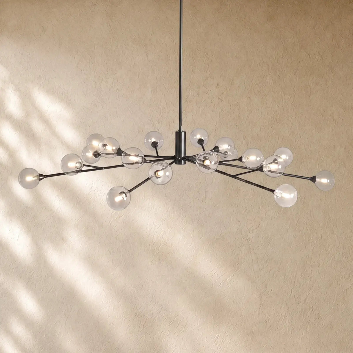 Apollos Round Chandelier - 59’’ / Bronze