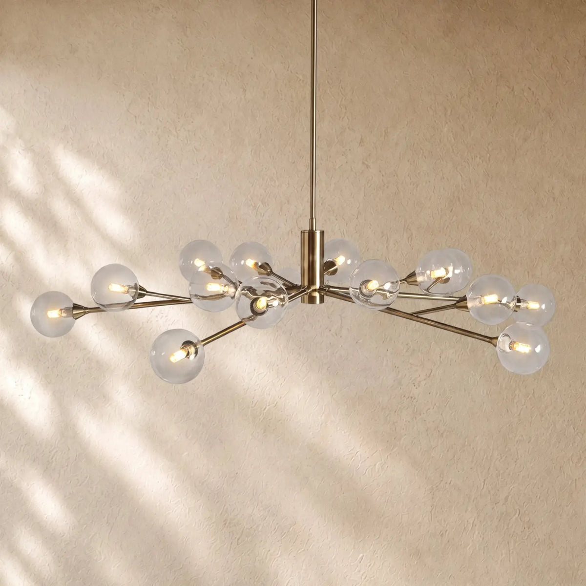 Apollos Round Chandelier - 59’’ / Nickel