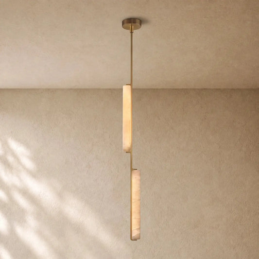 Ardubom Alabaster Pendant - Brass / Classic