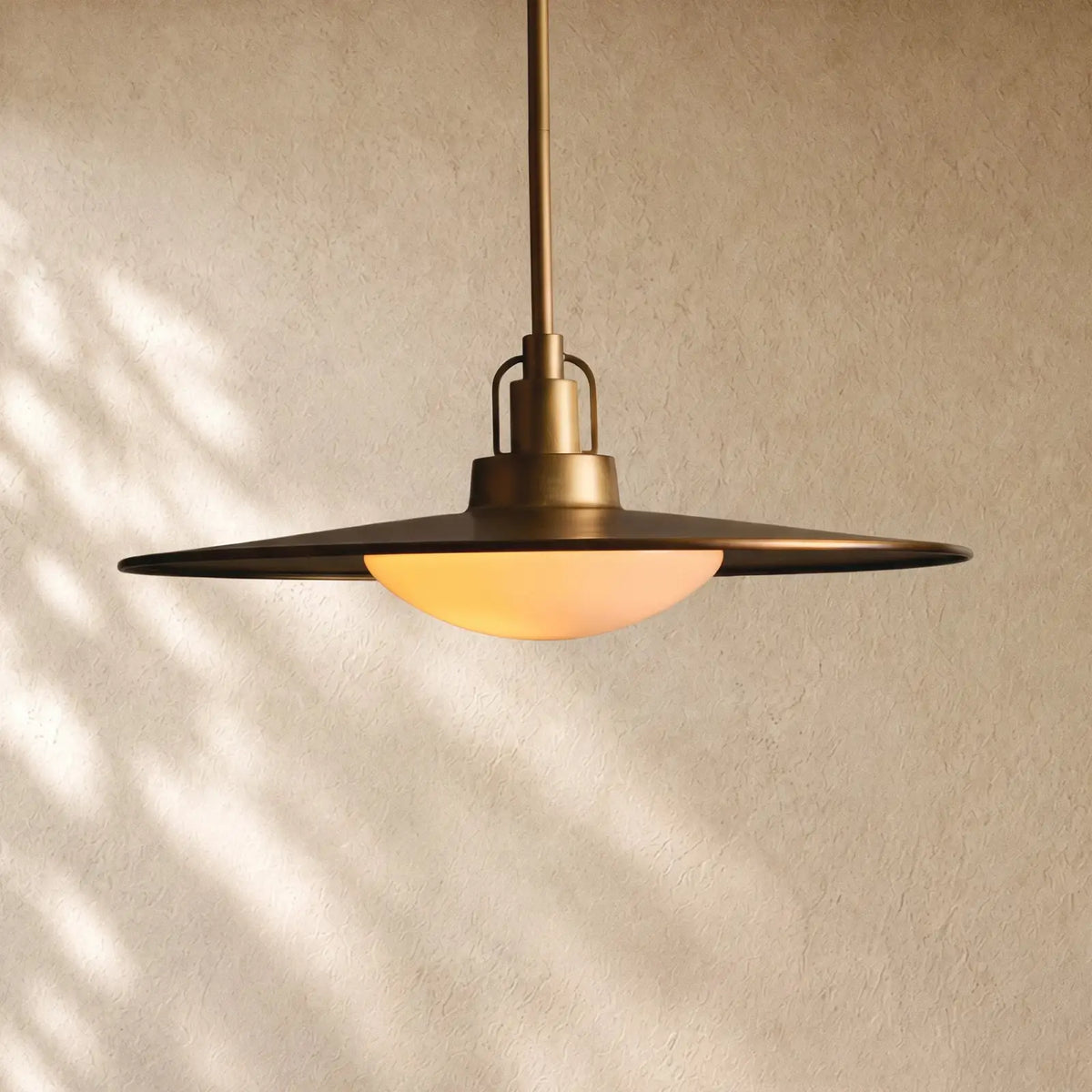 Argentiy Opal Glass Dome Pendant 14’’ 24’’D - 24’’