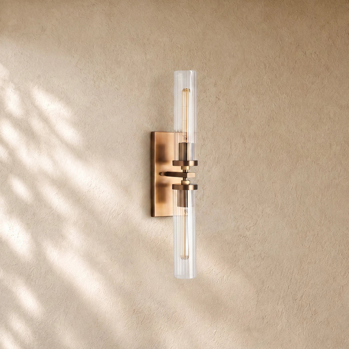 Andreass 2-Light Wall Sconce - Brass