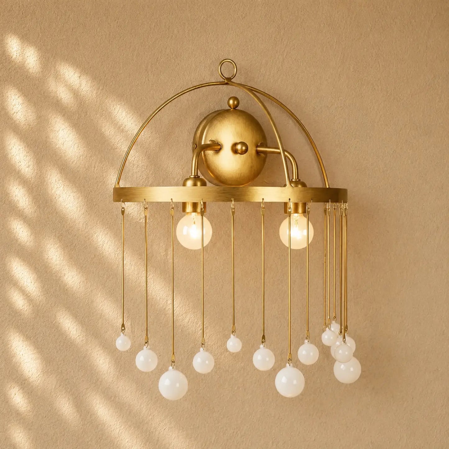 Aubray 2-Light Wall Sconce - Brass