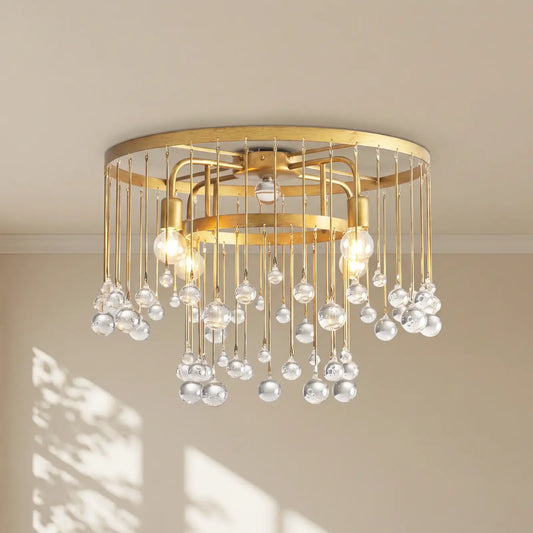 Aubray Flushmount - Brass