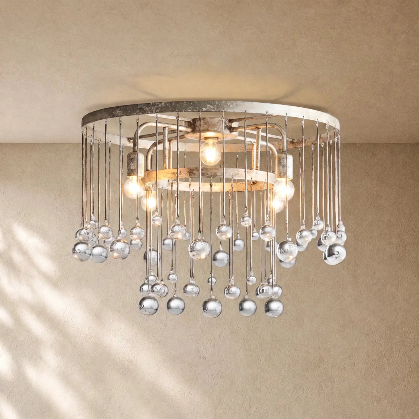 Aubray Flushmount - Silver