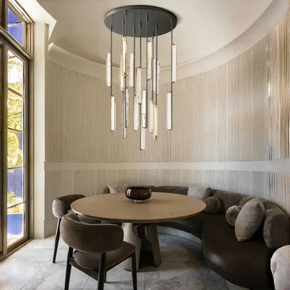Audubom Crystal Round Chandelier