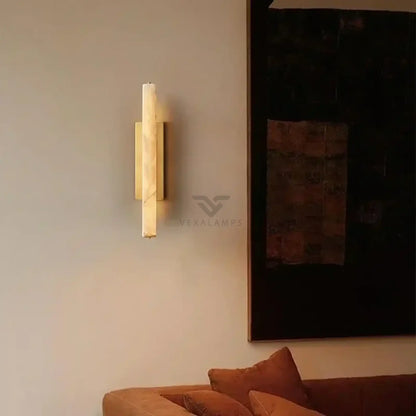 Audubom Alabaster Single Sconce