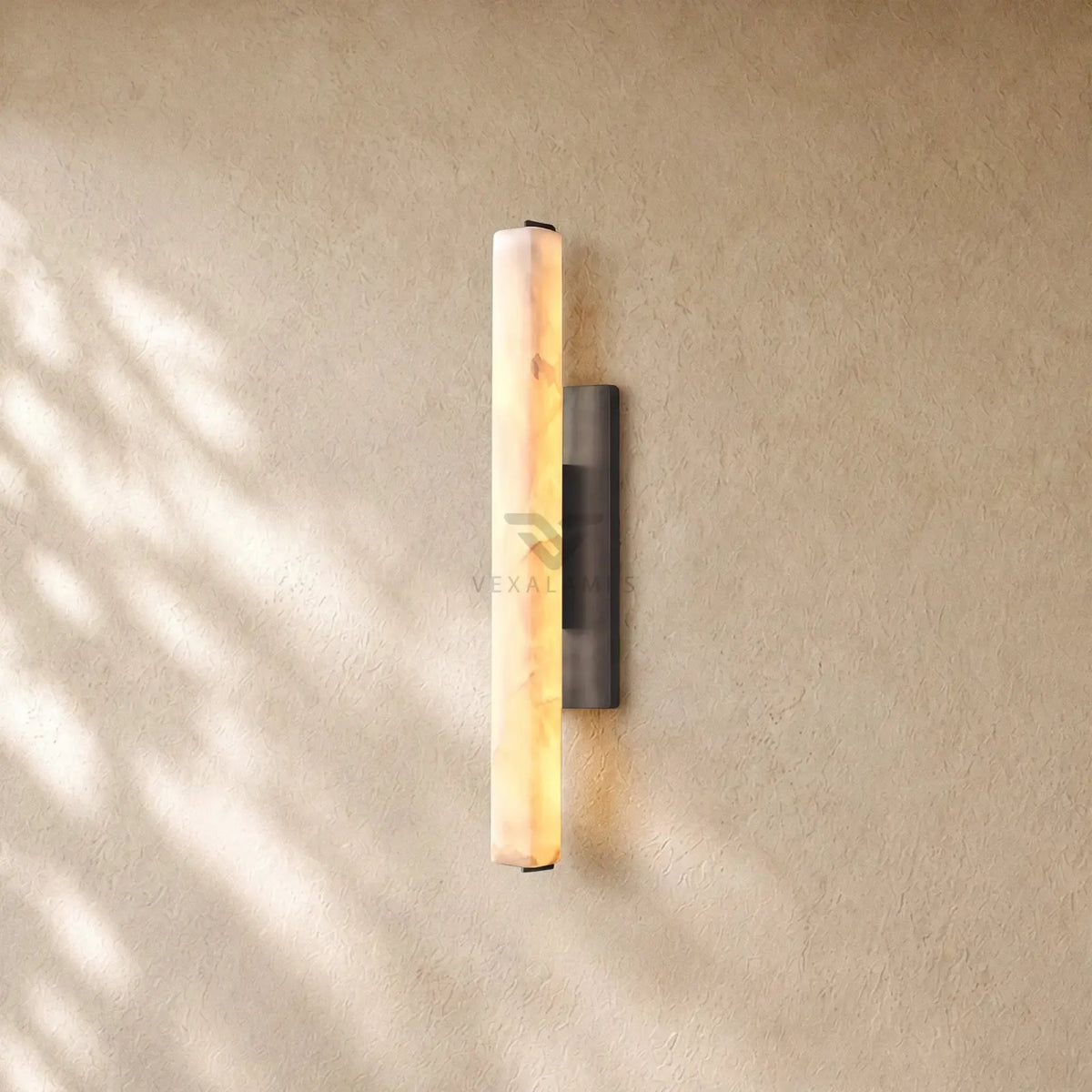 Audubom Alabaster Single Sconce