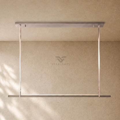 Audubom Crystal Horizontal Single Bar Linear Chandelier